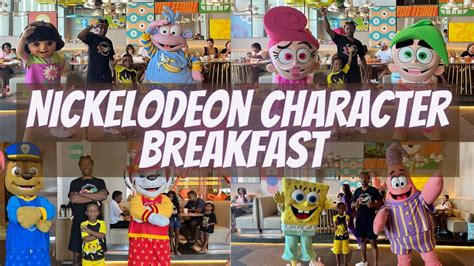 nick hotel character breakfast.